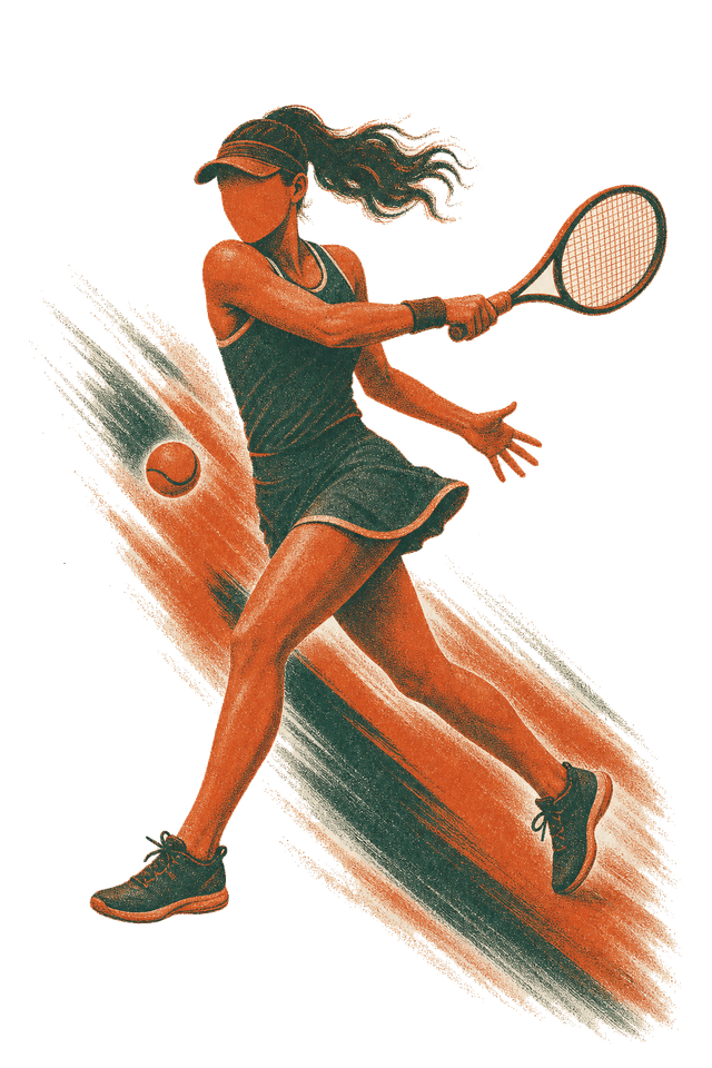 Tennis athlete