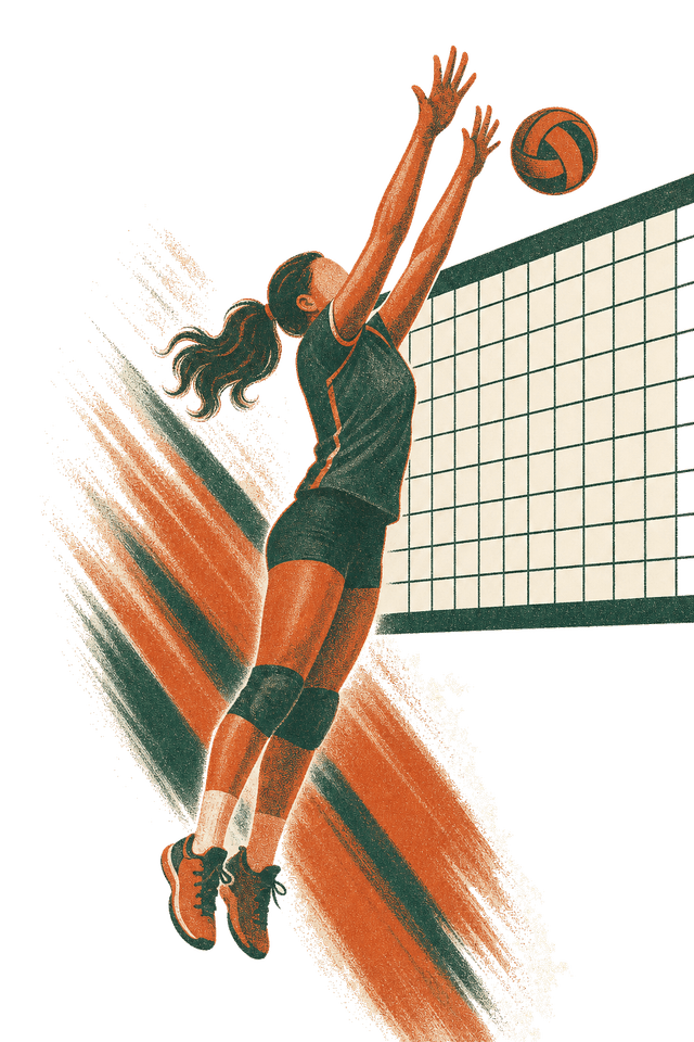 Volleyball athlete